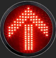 300mm 12Inch Red LED Arrow Signal